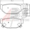 SUBAR 25191GA800 Brake Pad Set, disc brake